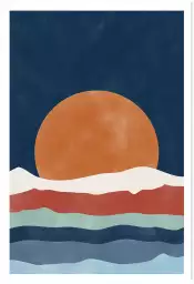 Ondine composition - affiche courbe