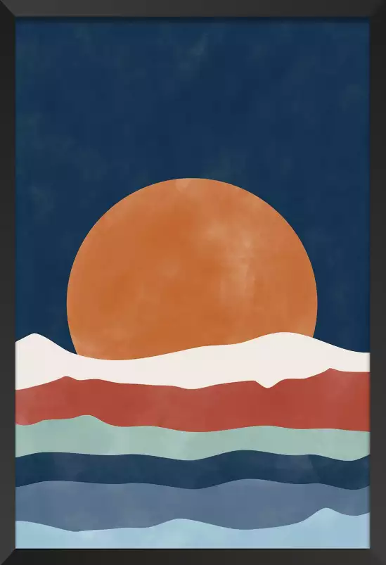 Ondine composition - affiche courbe