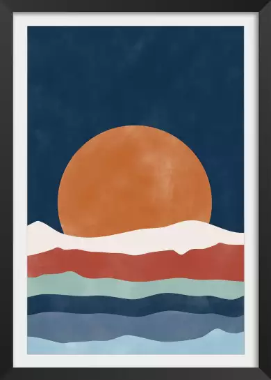 Ondine composition - affiche courbe