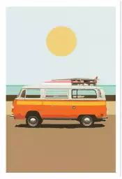 Van life - affiche de vehicule