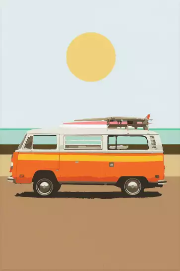 Van life - affiche de vehicule