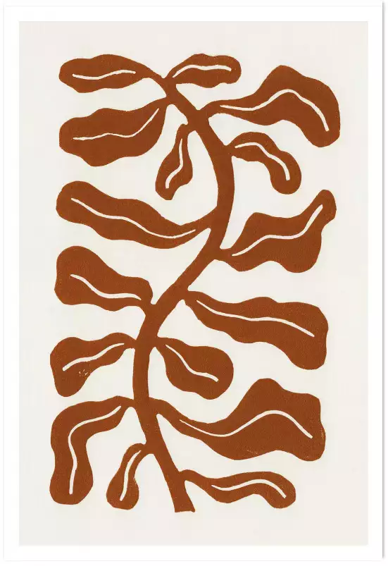 Wind kissed - affiche plantes