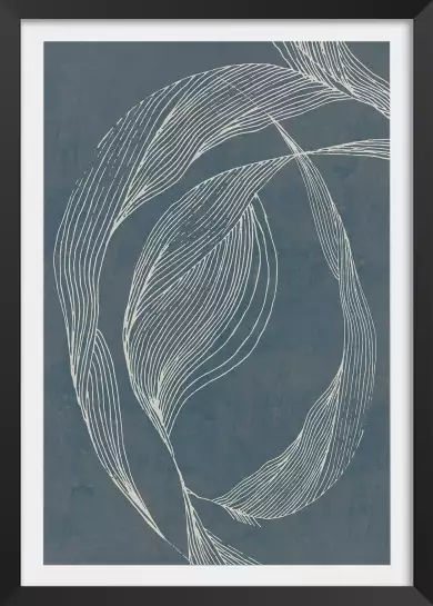Dancing lines - poster art abstrait