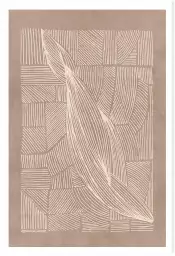 Irregular lines - affiche geometrique
