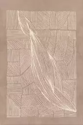 Irregular lines - affiche geometrique