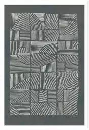 Irregular pattern - affiche geometrique