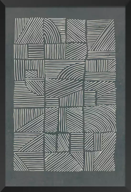 Irregular pattern - affiche geometrique