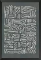 Irregular pattern - affiche geometrique