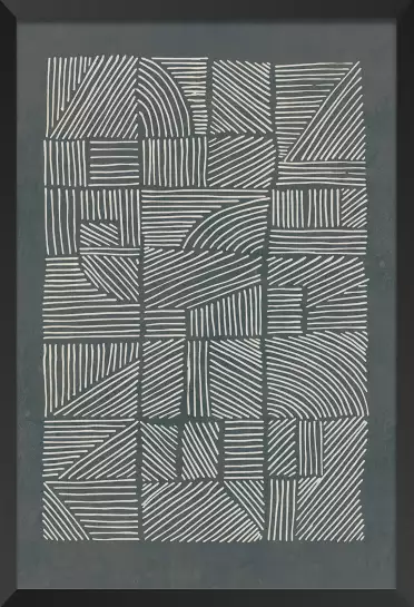 Irregular pattern - affiche geometrique