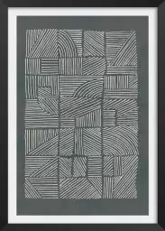 Irregular pattern - affiche geometrique