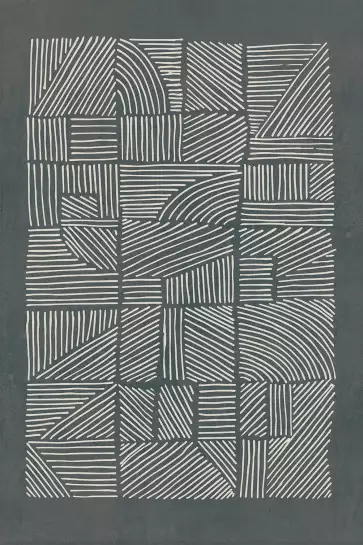 Irregular pattern - affiche geometrique