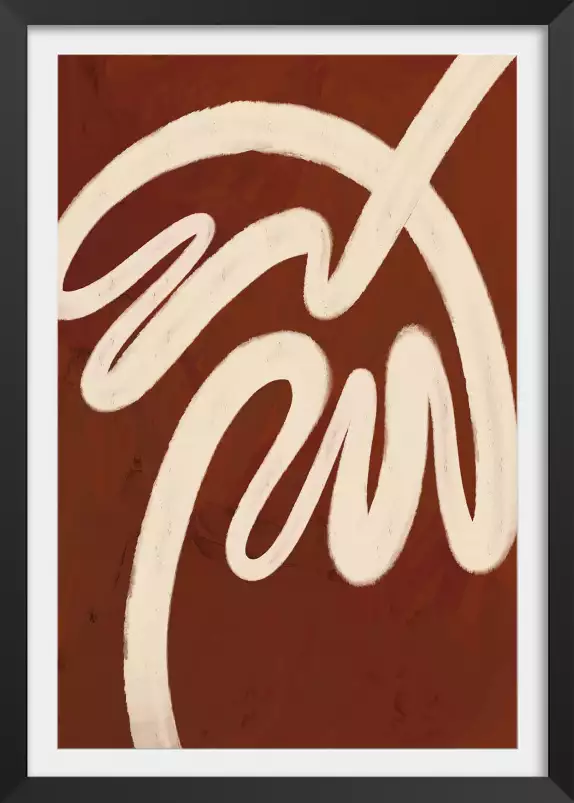 Simple palm - tableau abstrait