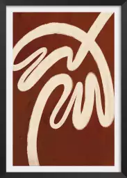 Simple palm - tableau abstrait