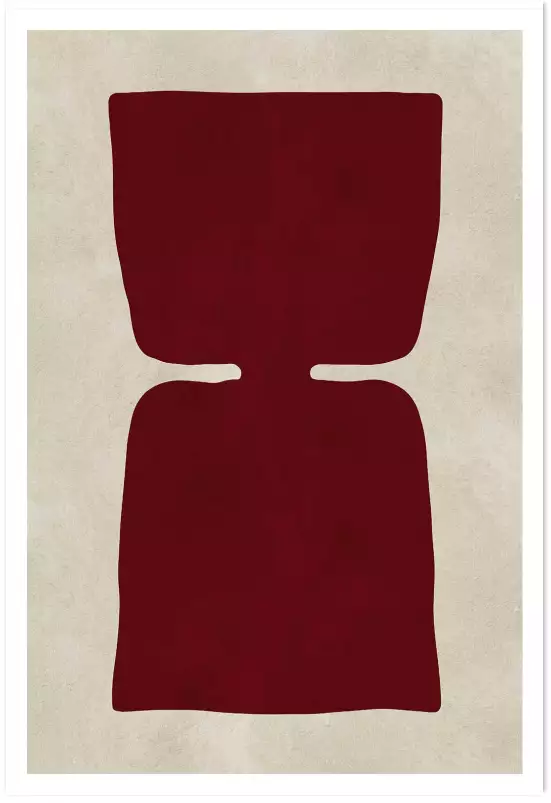 4 burgundy - tableau abstrait