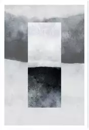 Contraire - affiche geometrique