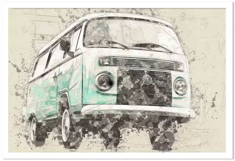 Dream van VW - poster de vehicule