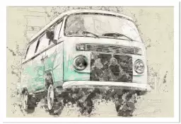 Dream van VW - poster de vehicule