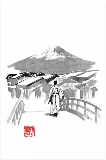 Le retour du samourai - deco murale japonaise