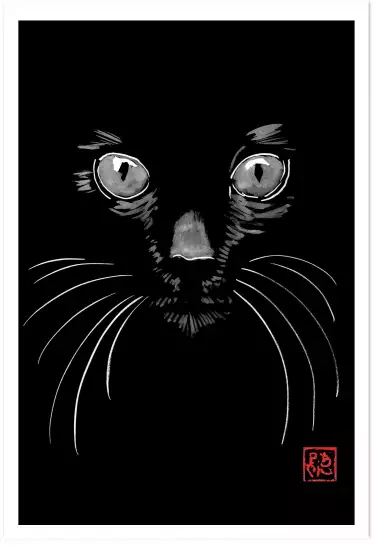 Kuro Neko - affiche de chat