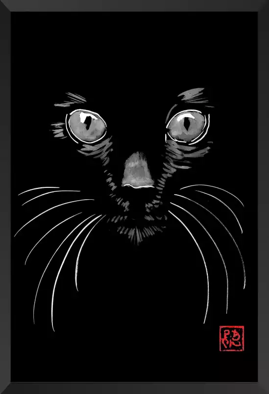 Kuro Neko - affiche de chat