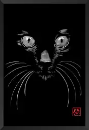 Kuro Neko - affiche de chat