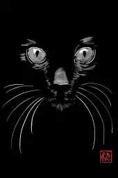 Kuro Neko - affiche de chat