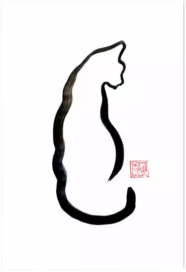 Le chat ninja - affiche de chat