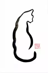 Le chat ninja - affiche de chat