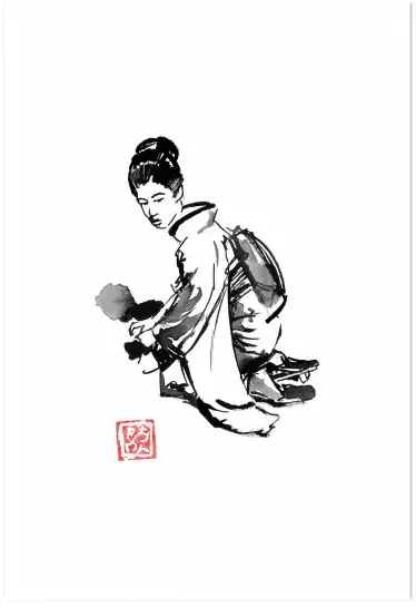 Passage du temps - estampe japonaise