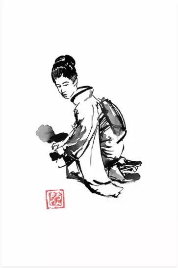 Passage du temps - estampe japonaise