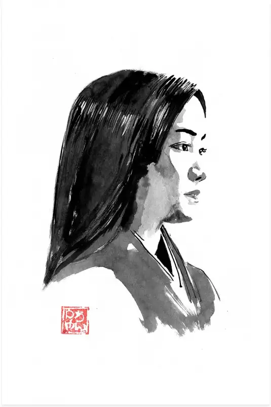 Onna sama - estampe japonaise