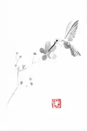 Les ailes et le cerisier - déco chambre zen japonais