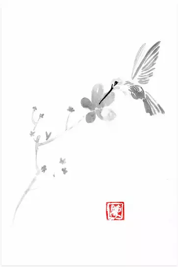 Les ailes et le cerisier - déco chambre zen japonais