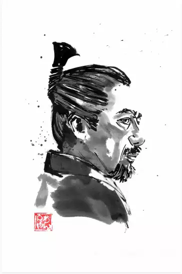 Lord samurai - tableau japonais