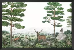 Les veilleurs de la colline - affiche chambre enfant