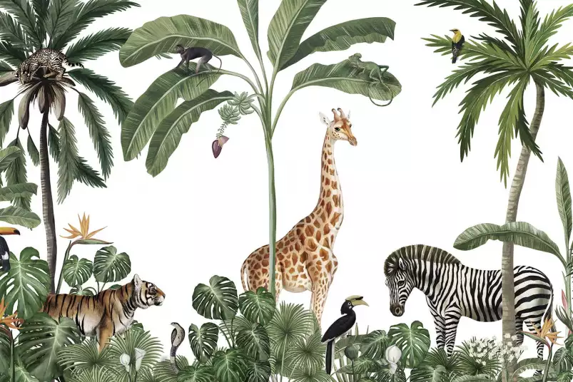 Les gardiens de la savane - affiche chambre enfant
