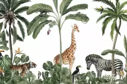 Les gardiens de la savane - affiche chambre enfant