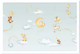 Le voyage des petites étoiles - tableau chambre enfant