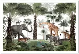 Le royaume des jeux sauvages - tableau chambre enfant