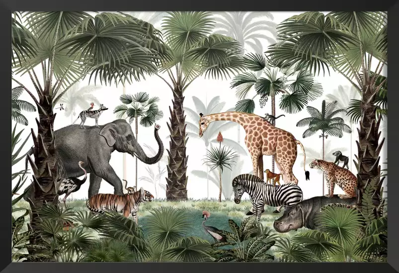 Le royaume des jeux sauvages - tableau chambre enfant