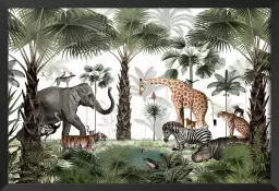 Le royaume des jeux sauvages - tableau chambre enfant