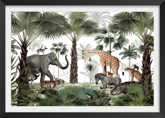 Le royaume des jeux sauvages - tableau chambre enfant