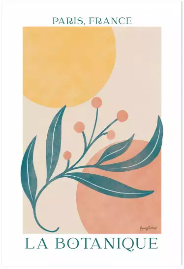 La botanique - affiche plantes