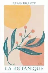 La botanique - affiche plantes