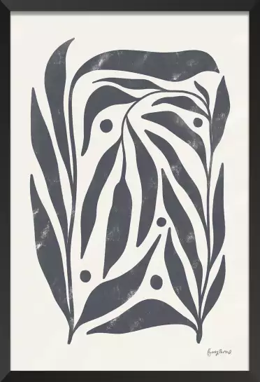 Fleural lignée - affiche plantes
