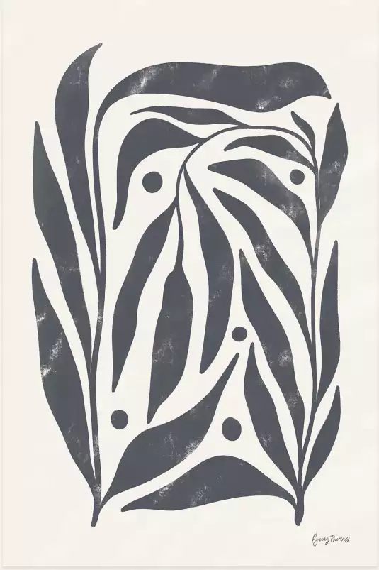 Fleural lignée - affiche plantes