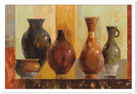 Vases antiques - affiche vintage