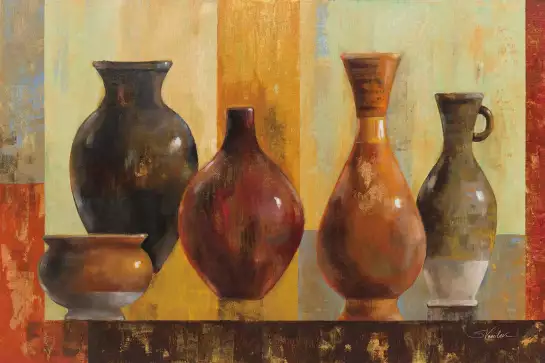 Vases antiques - affiche vintage