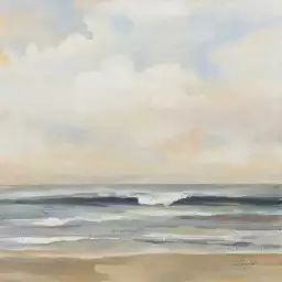 Vagues courtes - affiche mer