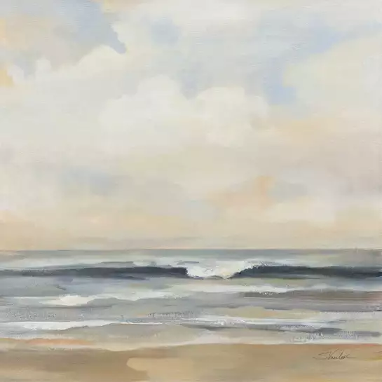 Vagues courtes - affiche mer